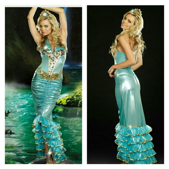 Sea Queen  Halloween Costume mermaid dress