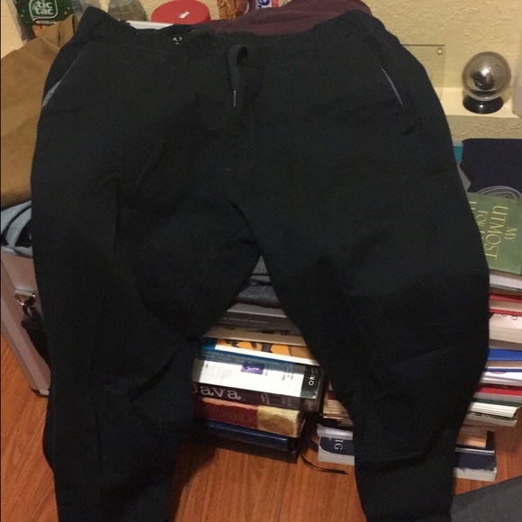 Skinny small bullhead denim joggers