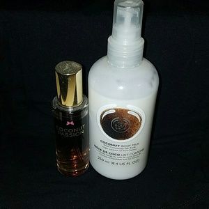Body spray and lotion