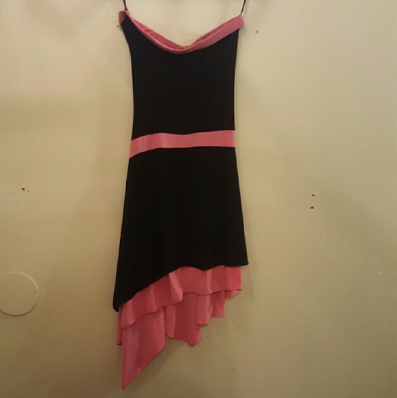 formal black strapless dress - Picture 2 of 4