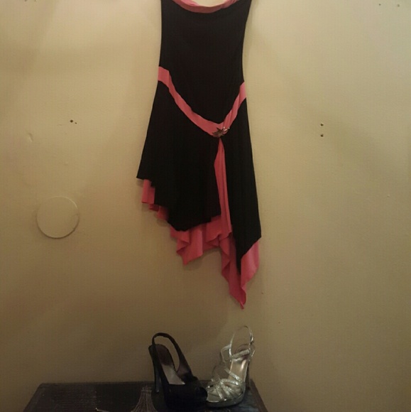formal black strapless dress - Picture 4 of 4