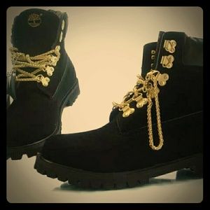 Black & Gold timberland's