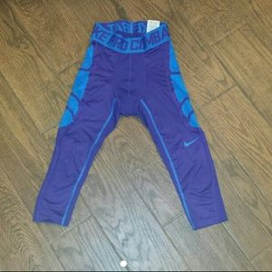 Nike Pro Combat Hypercool 3/4 leggings Sz M