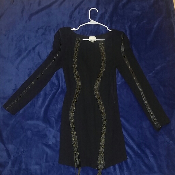 Mini black dress