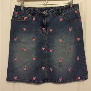 Lilly Pulitzer Jean Skirt size 8