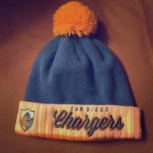 San Diego Chargers knit Pom Pom beanie