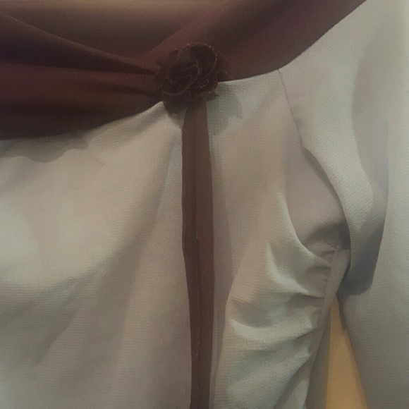 flirty blue blouse - Picture 2 of 4