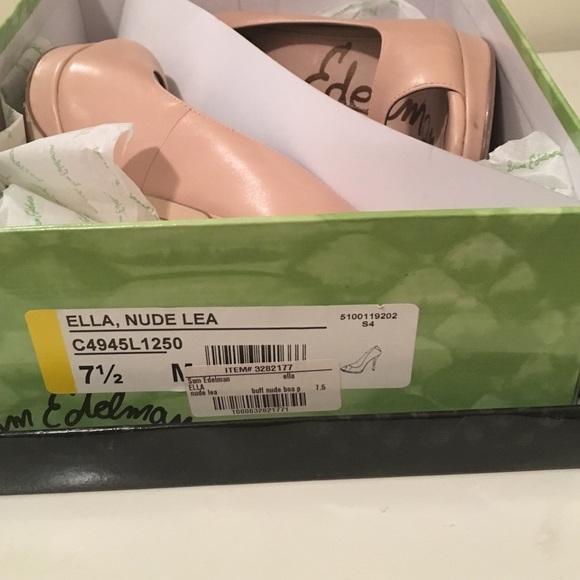 Nude peep toe heels - Picture 4 of 4