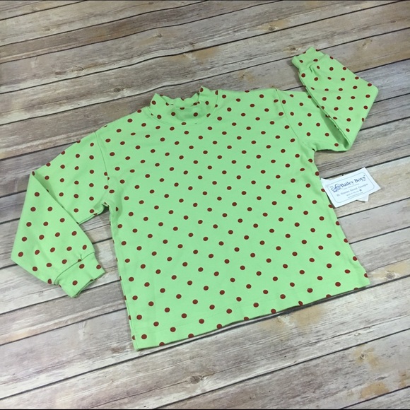 The Bailey Boys Other - The Bailey Boys Lime Red Dot Turtleneck NEW NWT 4T The Bailey Boys Other - The Bailey Boys Lime Red Dot Turtleneck NEW NWT 4T
