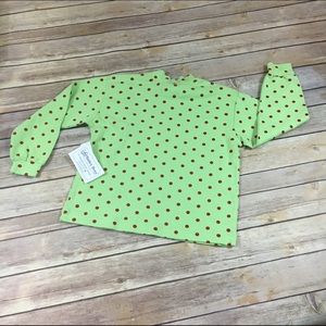 The Bailey Boys Shirts & Tops - The Bailey Boys Lime Red Dot Turtleneck NEW NWT 4T The Bailey Boys Shirts & Tops - The Bailey Boys Lime Red Dot Turtleneck NEW NWT 4T