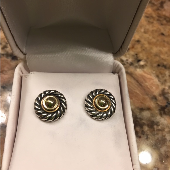 Authentic David Yurman Cookie Stud Earrings