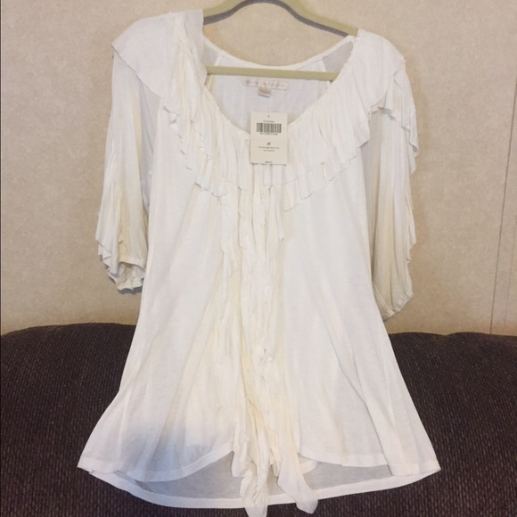 Brand New Never Used off white blouse