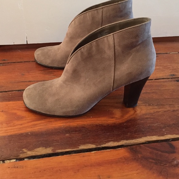 Taupe booties