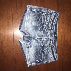 Denim Short Shorts