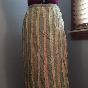 April Cornell wrap skirt size L