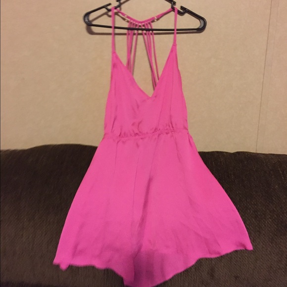 Pink Victoria's Secret lingerie