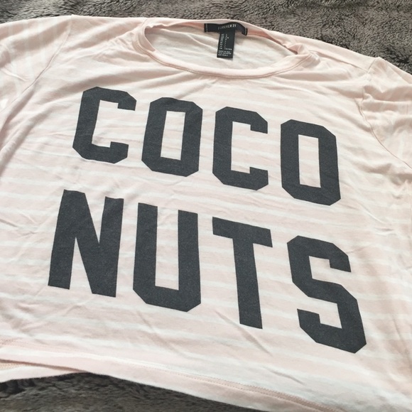 Forever 21 coconuts crop top