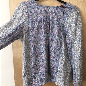 Liberty London Floral Ditsy Lavender J. Crew Shirt