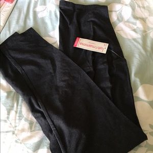 Heather gray maternity leggings