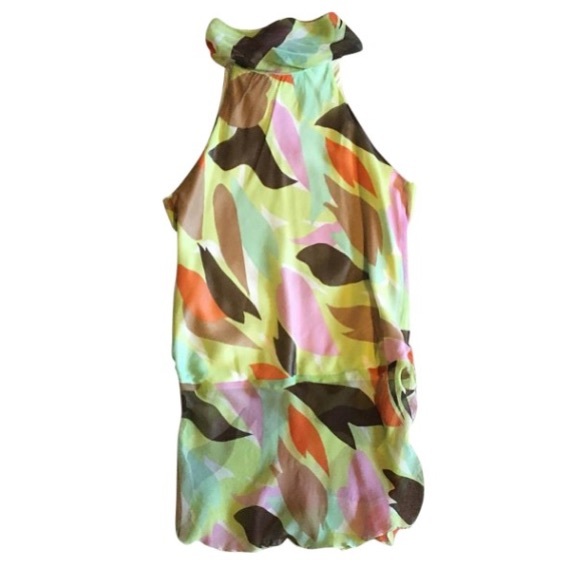 Hype Sleeveless Silk Top