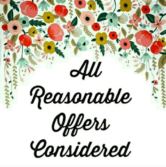 Reasonable offers considered