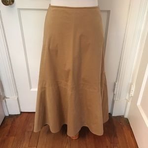 Jil Sander Beige Knee Length Skirt SZ 36