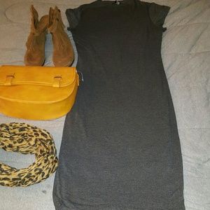 Sexy Gray bodycon dress
