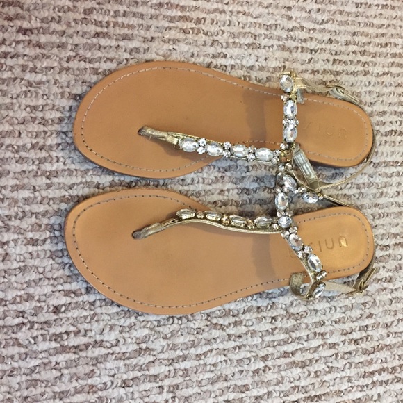 unisa rhinestone sandals
