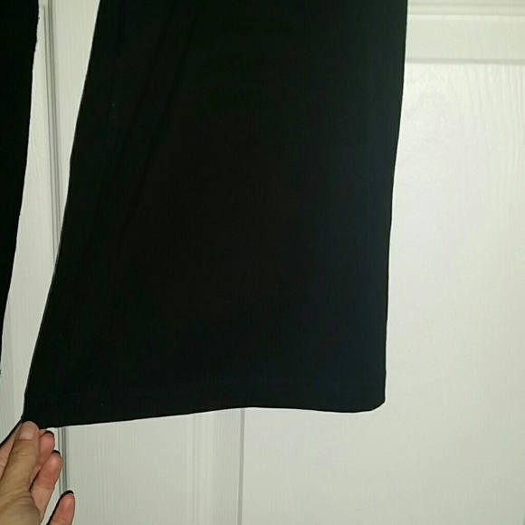 Black stretch athletic pants