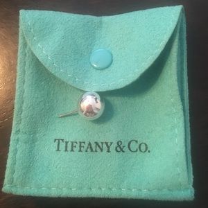 Authentic Tiffany & Co 10mm bear (ball) earring