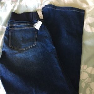 Long and lean gap maternity jeans