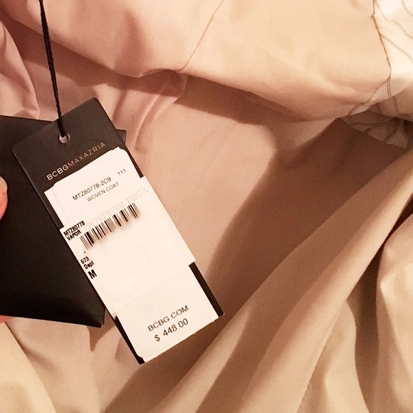 BCBG MAXAZRIA Vapor Short Trench Coat - Picture 5 of 10