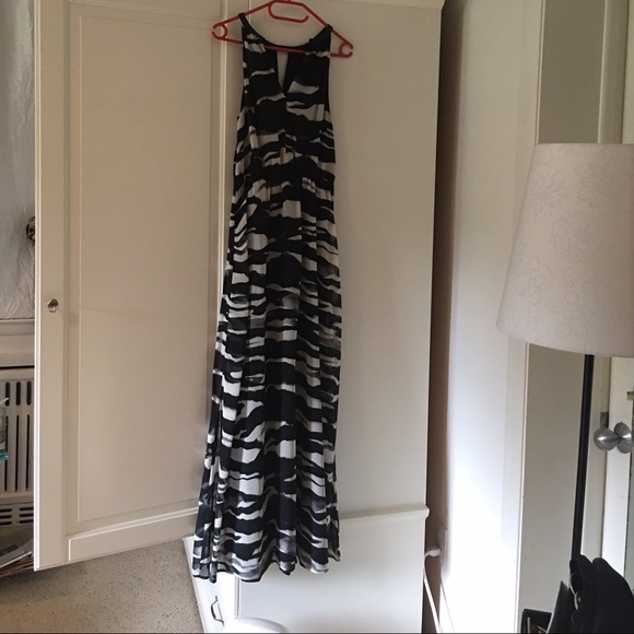 H&M , Beyonce collection maxi dress, zebra print - Picture 3 of 4