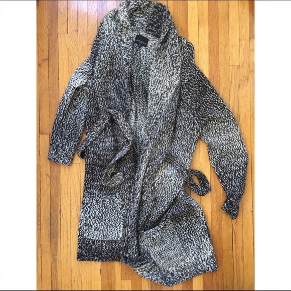 Cynthia Rowley Knitted Slouchy Sweater W/ Pockets