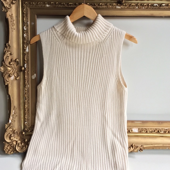 Vintage Sleeveless Turtleneck