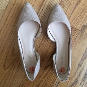Nine West Nude Flats
