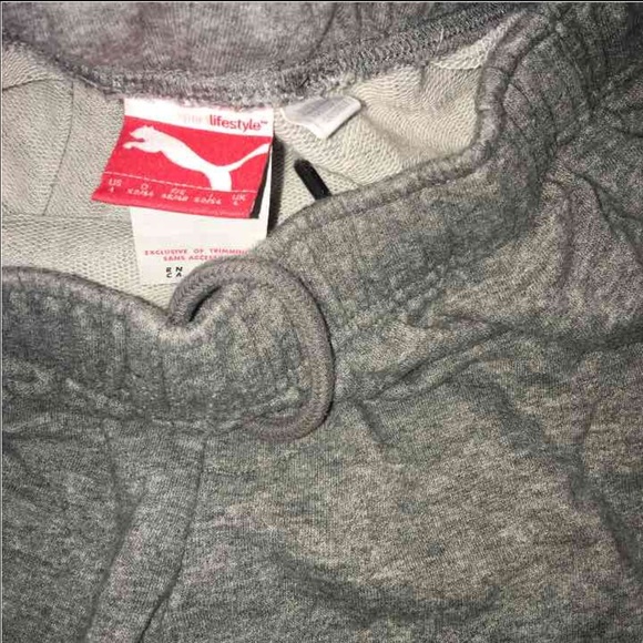 Cool Gray Puma Shorts Men - Picture 2 of 4