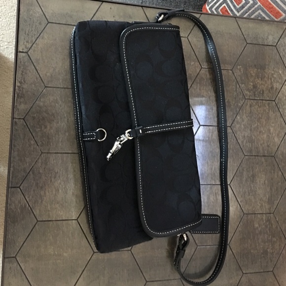 Original Coach Demi Signature Clip Shoulder Bag