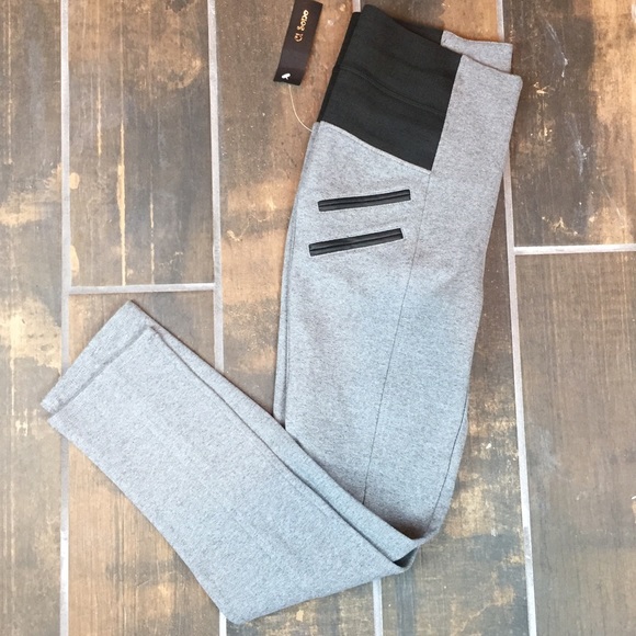 Highwaisted Heather Gray Leggings