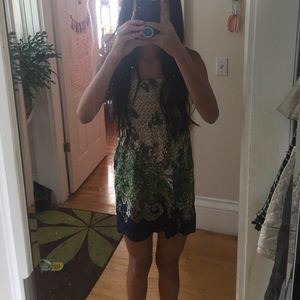 Strapless dress like blouse