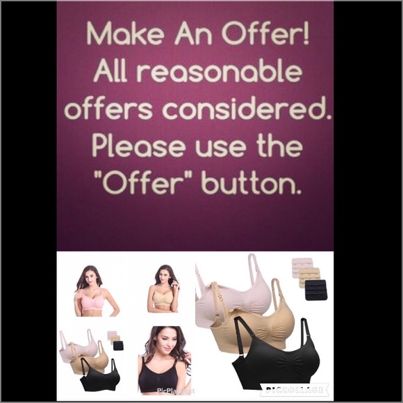 🔸🆕➖3 Seamless Nursing Bra Bralette - Picture 1 of 4