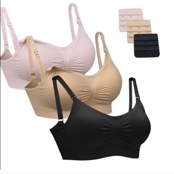 🔸🆕➖3 Seamless Nursing Bra Bralette - Picture 4 of 4