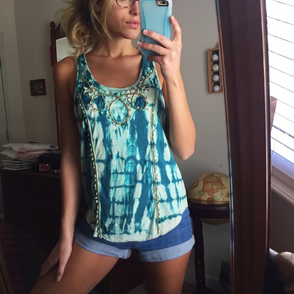 Free People Teal Jewel Combo