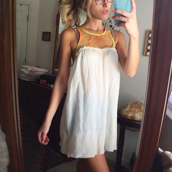 Free People Grecian Gauze Floral Tunic - Picture 1 of 3