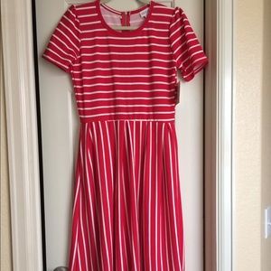 BNWT Lularoe Large Stripe Amelia