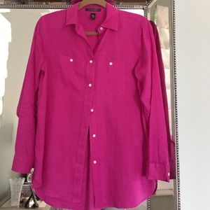 SOLD!!!!Ralph Lauren lined shirt.