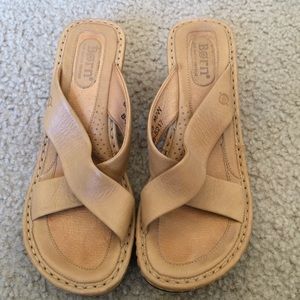 Born leather sandals