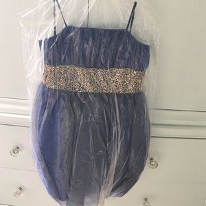 Blue and Gold dress