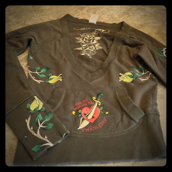 Ed Hardy sweatshirt size small