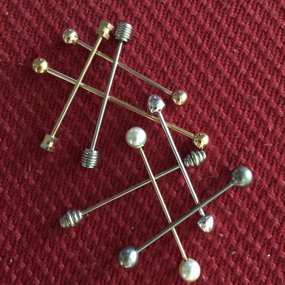 8 Men's collar bars